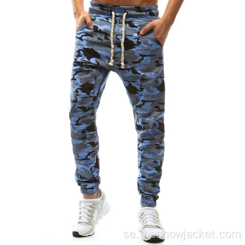 Grossist Tight Camouflage joggingbyxor för män anpassade